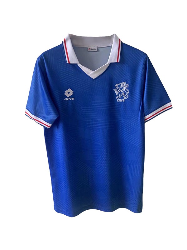 Netherlands maglia da calcio retrò da trasferta divisa da calcio seconda maglia sportiva da uomo maglia sportiva 1991